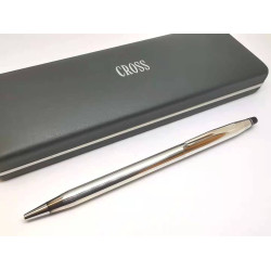 =庫存新品= CROSS 高仕 鍍銀 原子筆 =庫存新品= CROSS 高仕 鍍銀 原子筆