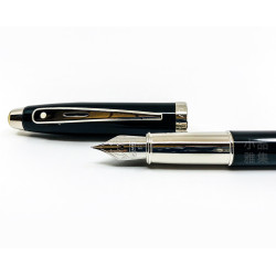 西華 Sheaffer Ferrari 法拉利 100型 黑桿銀夾 鋼筆 西華 Sheaffer Ferrari 法拉利 100型 黑桿銀夾 鋼筆