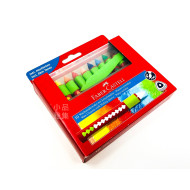 德國 FABER-CASTELL 輝柏 創意水溶性蠟筆 10色 (120014) 德國 FABER-CASTELL 輝柏 創意水溶性蠟筆 10色 (120014)