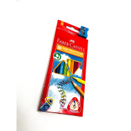 德國 Faber-Castell 輝柏 大三角彩色鉛筆3.3mm-10色(16-116538-10) 德國 Faber-Castell 輝柏 大三角彩色鉛筆3.3mm-10色(16-116538-10)