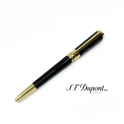法國 S.T. DUPONT 都彭 LIBERTE 系列 Pearly black lacquer 袖珍 原子筆 (金夾) 法國 S.T. DUPONT 都彭 LIBERTE 系列 Pearly black lacquer 袖珍 原子筆 (金夾)