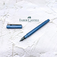 德國 Faber-Castell 輝柏 NEO 髮絲紋袖珍型 鋼筆 深藍(146160/146161) 德國 Faber-Castell 輝柏 NEO 髮絲紋袖珍型 鋼筆 深藍(146160/146161)