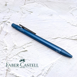 德國 Faber-Castell 輝柏 NEO 髮絲紋袖珍型 原子筆 深藍(146165) 德國 Faber-Castell 輝柏 NEO 髮絲紋袖珍型 原子筆 深藍(146165)