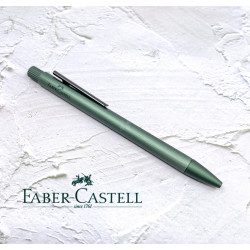 德國 Faber-Castell 輝柏 NEO 髮絲紋袖珍型 原子筆 橄欖綠(146155) 德國 Faber-Castell 輝柏 NEO 髮絲紋袖珍型 原子筆 橄欖綠(146155)