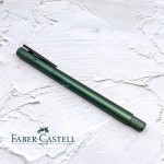 德國 Faber-Castell 輝柏 NEO 髮絲紋袖珍型 鋼筆 橄欖綠（146150/146151）