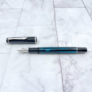 德國 Pelikan 百利金 M205 2021新色 PETROL-MARBLED 青綠色大理石紋 鋼筆 德國 Pelikan 百利金 M205 2021新色 PETROL-MARBLED 青綠色大理石紋 鋼筆