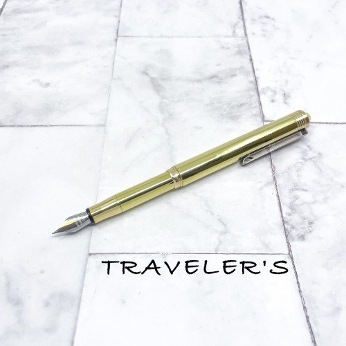 日本 MIDORI TRAVELER'S notebook TRC BRASS 鋼筆(黃銅)