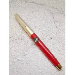 =庫存新品= 白金牌 60年代 地球標HONEST60  14K ( 紅筆桿蓋平頂) =庫存新品= 白金牌 60年代 地球標HONEST60  14K ( 紅筆桿蓋平頂)