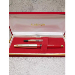 =庫存新品= 白金牌 60年代 地球標HONEST60  14K ( 紅筆桿蓋平頂) =庫存新品= 白金牌 60年代 地球標HONEST60  14K ( 紅筆桿蓋平頂)