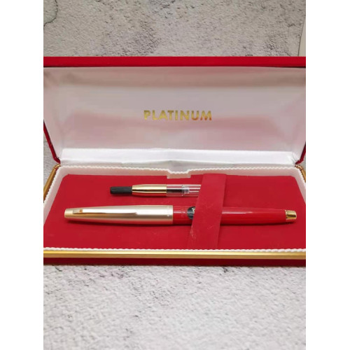 =庫存新品= 白金牌 60年代 地球標HONEST60  14K ( 紅筆桿蓋平頂）