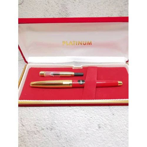 =庫存新品= 白金牌 60年代 地球標 P60 14K (艷紅金蓋）