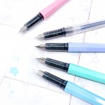 日本 PLATINUM 白金 0.3 細尖 Starlet  小流星鋼筆 （五色可選）