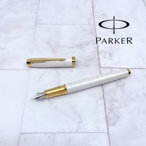 派克 Parker 新IM經典系列 豪華版 鋼筆(明鏡白)