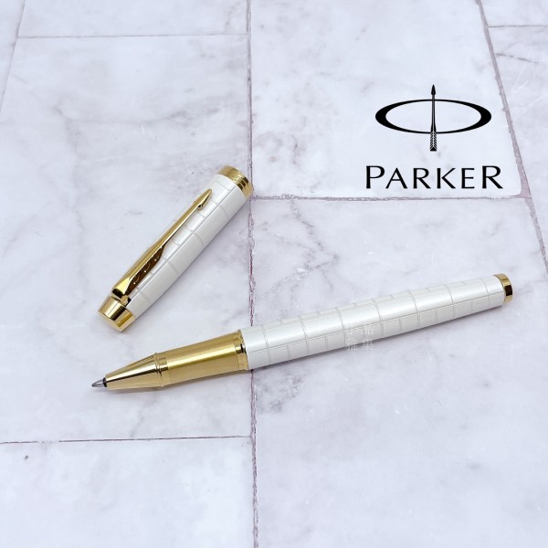 派克 Parker 新IM經典系列 豪華版 鋼珠筆（明鏡白）