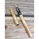 =庫存新筆= SHEAFFER 西華TARGA 1007 鍍金 格紋 14K USA製 鋼筆