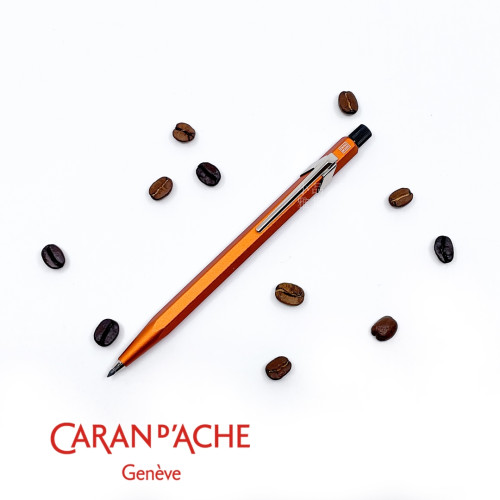 瑞士卡達 Caran d'Ache Nespresso 咖啡膠囊聯名 2mm 工程筆(四代赭色)