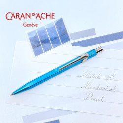 瑞士 卡達 Caran d'Ache Metal-X 系列  844 0.5mm自動鉛筆(海洋藍) 瑞士 卡達 Caran d'Ache Metal-X 系列  844 0.5mm自動鉛筆(海洋藍)