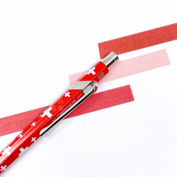 瑞士 卡達 Caran d'Ache 844 Totally Swiss 瑞士國旗 紅色 0.5MM 自動鉛筆 瑞士 卡達 Caran d'Ache 844 Totally Swiss 瑞士國旗 紅色 0.5MM 自動鉛筆