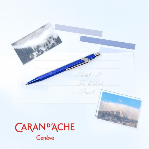 瑞士 卡達 Caran d'Ache Metal-X 系列 844 0.5mm自動鉛筆(深藍)