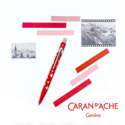 瑞士 卡達 Caran d'Ache 844 Totally Swiss 瑞士國旗 紅色 0.5MM 自動鉛筆 瑞士 卡達 Caran d'Ache 844 Totally Swiss 瑞士國旗 紅色 0.5MM 自動鉛筆