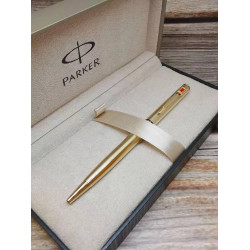 =庫存新筆= 派克早期 USA製 鍍金  仕雅原子筆   