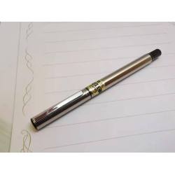 = 庫新品= 寫樂  不鏽鋼桿（銀 ）袖珍筆