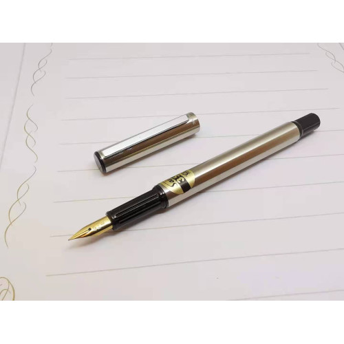 = 庫新品= 寫樂 不鏽鋼桿(銀 )袖珍筆