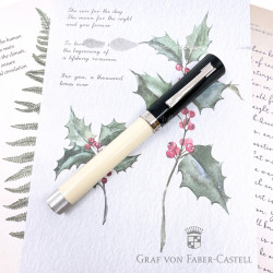 德國 Graf von Faber-Castell Intuition 18k金 鋼筆(象牙白色款) 德國 Graf von Faber-Castell Intuition 18k金 鋼筆(象牙白色款)