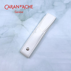 瑞士 卡達 CARAN D'ACHE LEMAN 利曼系列 小牛皮 一支裝 筆套(白色) 瑞士 卡達 CARAN D'ACHE LEMAN 利曼系列 小牛皮 一支裝 筆套(白色)