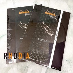 法國 RHODIA Touch Maya Pad系列 黑色紙張 A4 上翻筆記本（116112/116113）