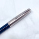派克 PARKER 51復刻 原子筆 (藍桿銀夾)