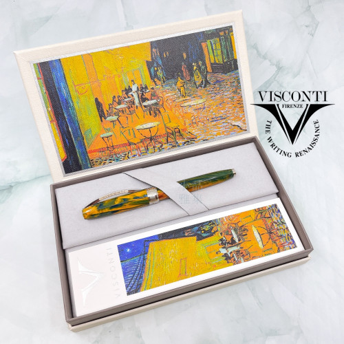 義大利 VISCONTI Van Gogh 梵谷 限定包裝版 鋼筆 (The Café Terrace on the Place du Forum 夜晚露天咖啡座)