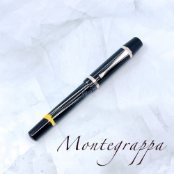 義大利 Montegrappa 萬特佳 限量  Nazionale Flex 彈性尖鋼筆(斑馬黑)  義大利 Montegrappa 萬特佳 限量  Nazionale Flex 彈性尖鋼筆(斑馬黑)
