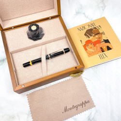 義大利 Montegrappa 萬特佳 限量  Nazionale Flex 彈性尖鋼筆(斑馬黑)  義大利 Montegrappa 萬特佳 限量  Nazionale Flex 彈性尖鋼筆(斑馬黑)