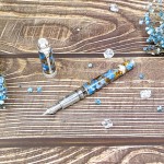 義大利 AURORA  苔原 TUNDRA 自然景觀系列 全球限量580支 18K鋼筆（純銀筆飾）