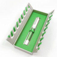 德國 Pelikan 百利金 M605 green white 14K金 綠條鋼筆(白蓋) 德國 Pelikan 百利金 M605 green white 14K金 綠條鋼筆(白蓋)
