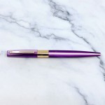  = 庫存新品 = 日本 World 老牌 鋼筆 （紫色） 