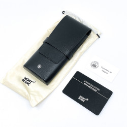 德國 MONTBLANC 萬寶龍 4810 Westside 三支裝 水波紋 真皮筆套(116392) 德國 MONTBLANC 萬寶龍 4810 Westside 三支裝 水波紋 真皮筆套(116392)