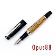 臺灣 OPUS 88 製筆精基  臺灣木 筆桿 心經鋼筆  臺灣 OPUS 88 製筆精基  臺灣木 筆桿 心經鋼筆