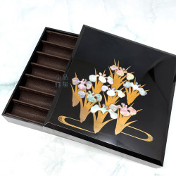 『 古物 』 蘭  蒔繪螺鈿漆器   七入筆盒   『 古物 』 蘭  蒔繪螺鈿漆器   七入筆盒