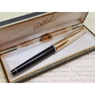 ⭐ 中古美品 ⭐  PILOT 老百樂 18K金尖 附筆盒 吸卡二用款  