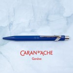 瑞士卡達 Caran d'Ache 849 按壓岀芯鋼珠筆 （深藍色）