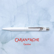 瑞士卡達 Caran d'Ache 846 按壓岀芯鋼珠筆 (白色) 瑞士卡達 Caran d'Ache 846 按壓岀芯鋼珠筆 (白色)