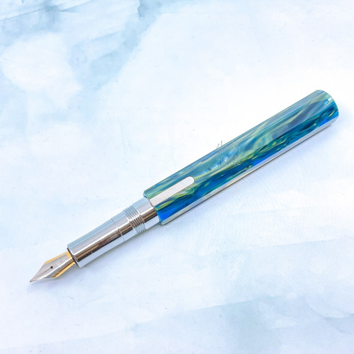 中國 半句 BANJU 旗艦設計 Summer Romance夏漫系列 MINI鋼筆(治癒藍)