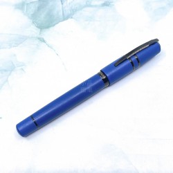 義大利Visconti HOMO SAPIENS智人 火山熔岩14K鋼筆  Overseas Blue 地中海藍