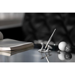 臺灣 novium 自立筆〔星際〕18K 鍍金款(太空銀)  臺灣 novium 自立筆〔星際〕18K 鍍金款(太空銀)