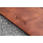 土耳其 Galen Leather 蓋倫皮革 4支入 分離式 拉鍊筆袋 （瘋馬皮棕色） 