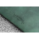 土耳其 Galen Leather 蓋倫皮革 4支入 分離式 拉鍊筆袋 （瘋馬皮森林綠） 