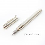 英國 YARD-O-LED Pocket Viceroy Barley  總督麥紋 925純銀 18K 迷你 鋼筆 