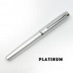 日本 Platinum 白金 PROCYON Luster 鋼筆 新色系列（銀白）